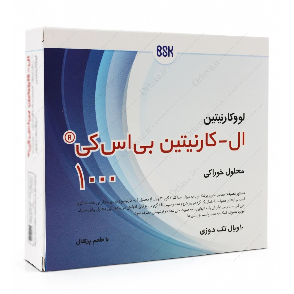 محلول خوراکی ال کارنیتین 1000 لووکارنیتین بی اس کی 10 عدد